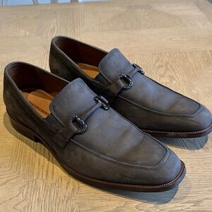 Johnston & Murphy Dark Gray Loafers